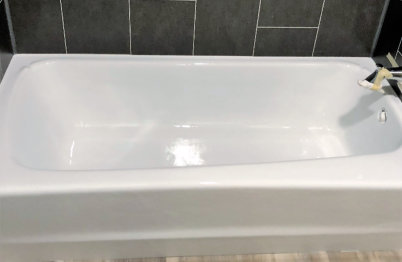 refinished cast iron bathtub