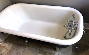 refinishing clawfoot bathtub