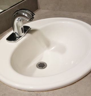 standard bathroom sink